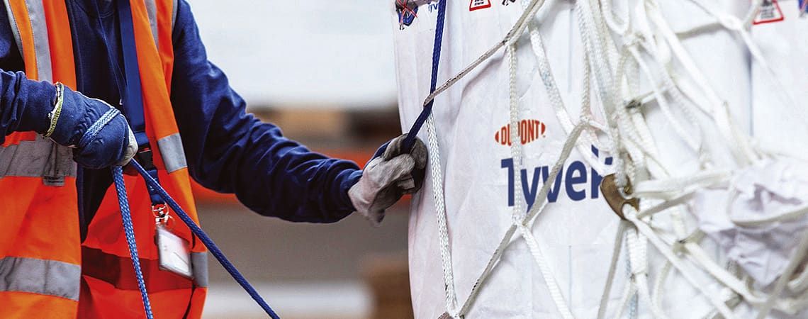 Air Cargo Cover, Couverture de palette thermique. Housses de protection isotherme DuPont ™ Tyvek ® Solar ™ W10 W20 Xtreme ™ W50, palettes de transport EUR UK USA